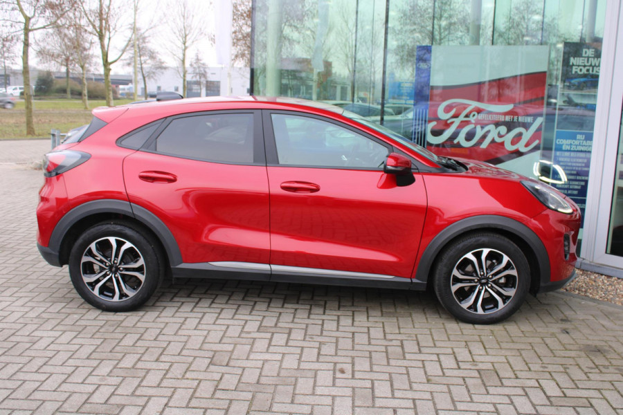 Ford Puma 1.0 EcoBoost Hybrid Titanium 125pk | SYNC 4 Navigatie | Winterpack | Reserve Wiel | Achteruitrijcamera