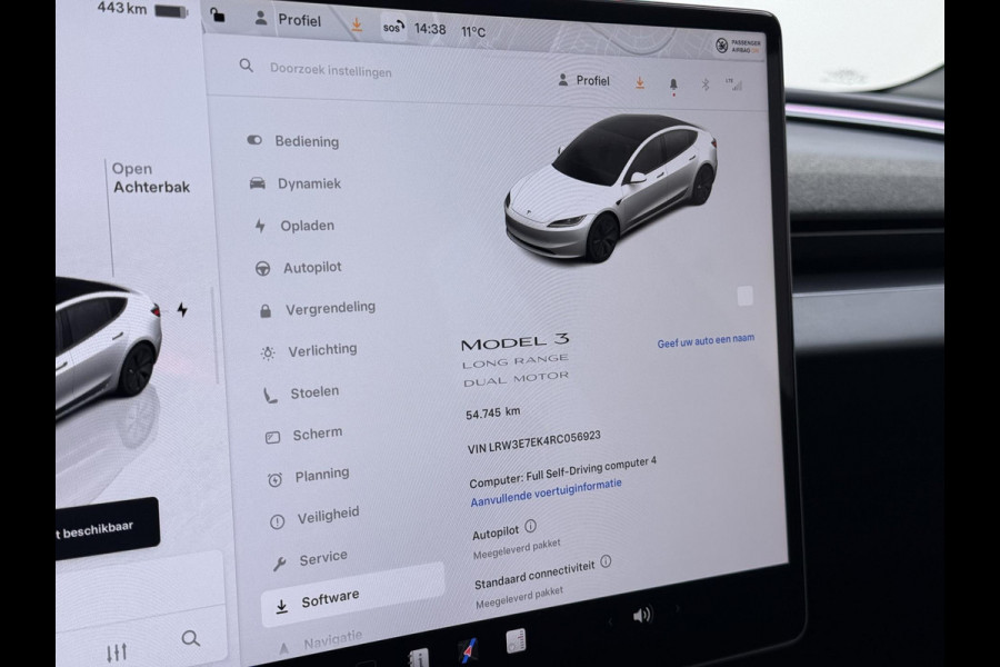 Tesla Model 3 Premium Long Range AWD 78 kWh VAN €42.900,- NU VOOR SLECHTS €39.440,- Uw LENTEVOORDEEL €3.460,- |ORGINELE AFN. TREKHAAK TESLA| AUTOPILOT| STOELVENTILATIE + VERWARMING| VOLLEDIGE TESLA GARANTIE T/M 01/2028 OF 80.000KM| DE HOOGVOLTACCU EN AANDRIJFLIJN TOT 2032 of 192.000KM |