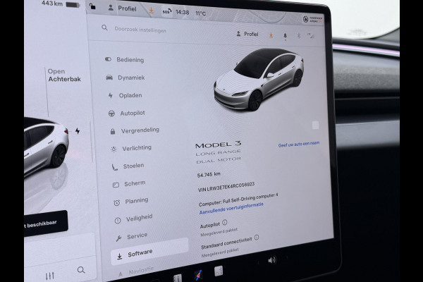 Tesla Model 3 Premium Long Range AWD 78 kWh VAN €42.900,- NU VOOR SLECHTS €39.440,- Uw LENTEVOORDEEL €3.460,- |ORGINELE AFN. TREKHAAK TESLA| AUTOPILOT| STOELVENTILATIE + VERWARMING| VOLLEDIGE TESLA GARANTIE T/M 01/2028 OF 80.000KM| DE HOOGVOLTACCU EN AANDRIJFLIJN TOT 2032 of 192.000KM |