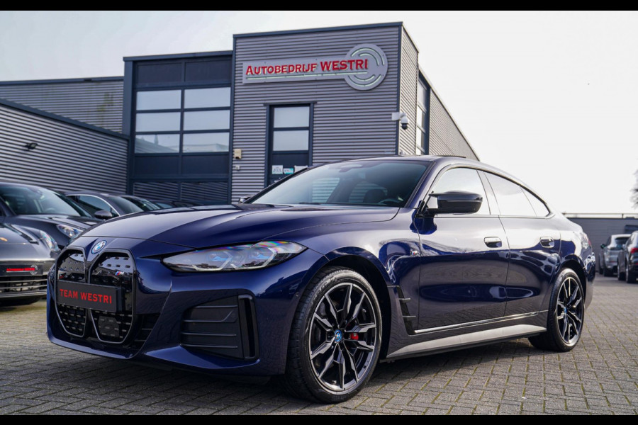 BMW i4 M50 High Executive 84 kWh | Schuifdak | BTW incl. | Harman/Kardon | Head up | Adaptieve cruise | Kuipstoelen | 360 cam |