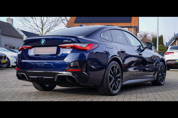 BMW i4 M50 High Executive 84 kWh | Schuifdak | BTW incl. | Harman/Kardon | Head up | Adaptieve cruise | Kuipstoelen | 360 cam |