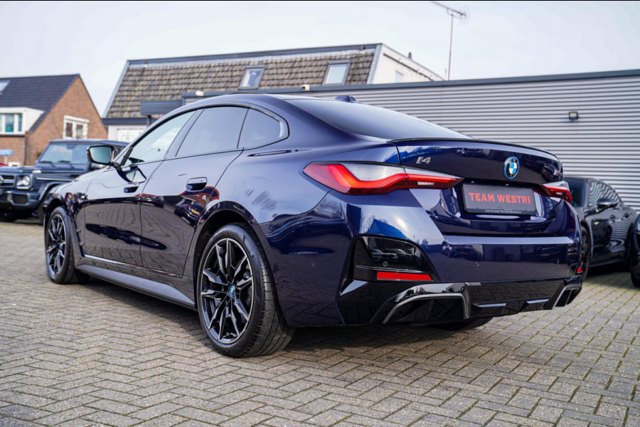 BMW i4 M50 High Executive 84 kWh | Schuifdak | BTW incl. | Harman/Kardon | Head up | Adaptieve cruise | Kuipstoelen | 360 cam |