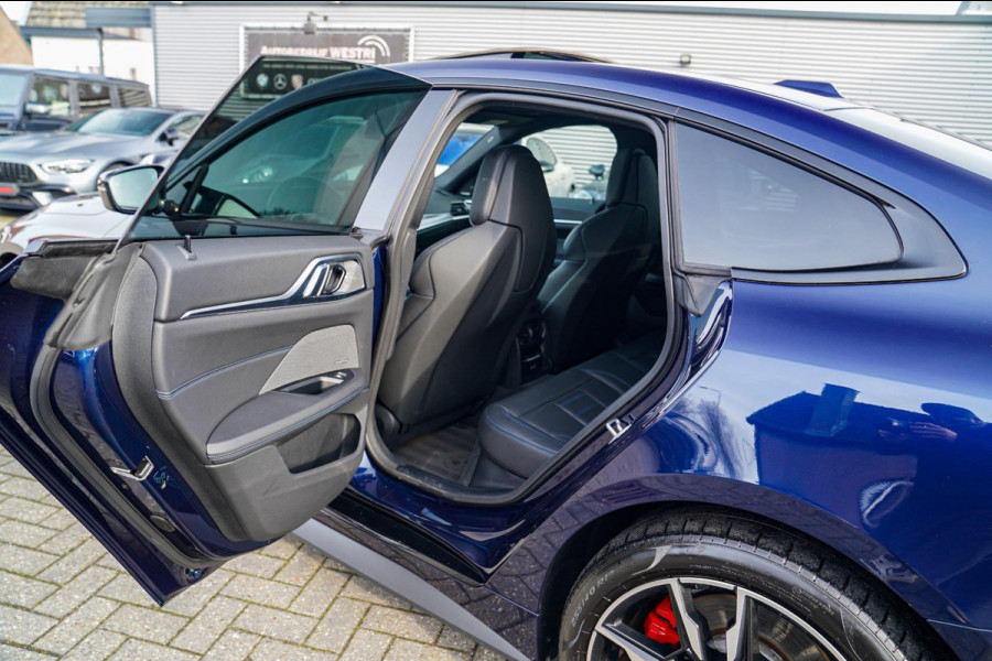 BMW i4 M50 High Executive 84 kWh | Schuifdak | BTW incl. | Harman/Kardon | Head up | Adaptieve cruise | Kuipstoelen | 360 cam |