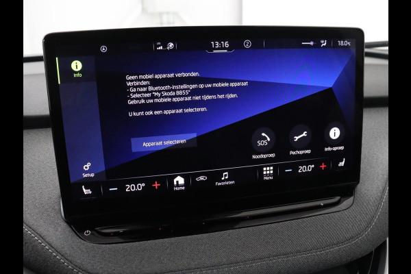 Škoda ENYAQ iV 60 | Stoelverwarming | Adaptive cruise | Warmtepomp | Matrix LED | Keyless | Carplay | Stuurverwarming | Navigatie | Sfeerverlichting | Half leder | Climate control