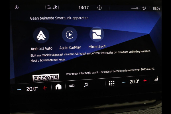 Škoda ENYAQ iV 60 | Stoelverwarming | Adaptive cruise | Warmtepomp | Matrix LED | Keyless | Carplay | Stuurverwarming | Navigatie | Sfeerverlichting | Half leder | Climate control
