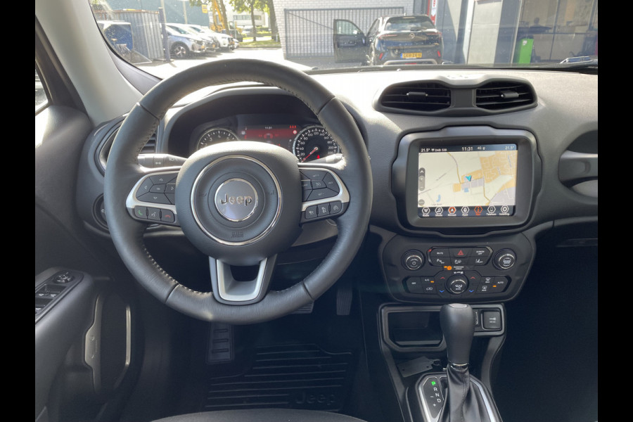 Jeep Renegade 1.5T e-Hybrid Limited (Stoel-/- stuurwiel verwarming - Camera - Keyless Entry - Navigatie - Automatische Airco - LED - Parkeerse
