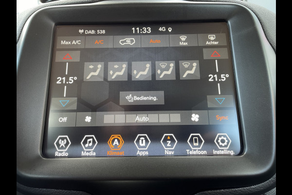 Jeep Renegade 1.5T e-Hybrid Limited (Stoel-/- stuurwiel verwarming - Camera - Keyless Entry - Navigatie - Automatische Airco - LED - Parkeerse