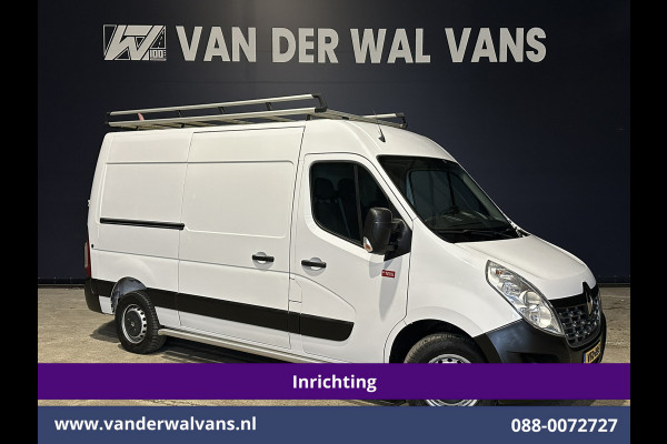 Renault Master 2.3 dCi 131pk L2H2 Inrichting Euro6 Airco | Imperiaal | Navigatie | Cruisecontrol | 2500kg Trekhaak Parkeersensoren, Trap, Sidebars, Bijrijdersbank