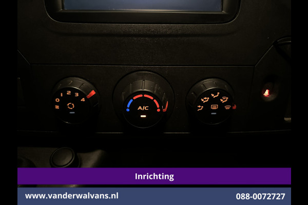 Renault Master 2.3 dCi 131pk L2H2 Inrichting Euro6 Airco | Imperiaal | Navigatie | Cruisecontrol | 2500kg Trekhaak Parkeersensoren, Trap, Sidebars, Bijrijdersbank
