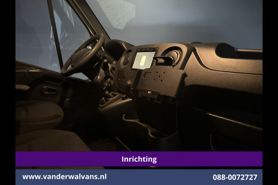 Renault Master 2.3 dCi 131pk L2H2 Inrichting Euro6 Airco | Imperiaal | Navigatie | Cruisecontrol | 2500kg Trekhaak Parkeersensoren, Trap, Sidebars, Bijrijdersbank