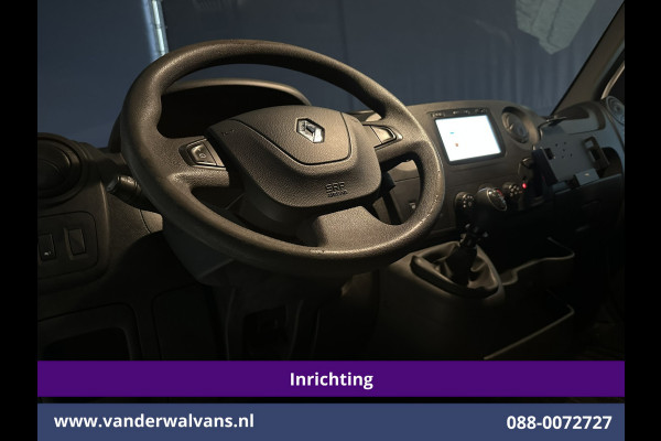 Renault Master 2.3 dCi 131pk L2H2 Inrichting Euro6 Airco | Imperiaal | Navigatie | Cruisecontrol | 2500kg Trekhaak Parkeersensoren, Trap, Sidebars, Bijrijdersbank