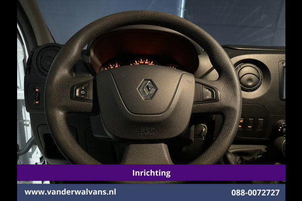 Renault Master 2.3 dCi 131pk L2H2 Inrichting Euro6 Airco | Imperiaal | Navigatie | Cruisecontrol | 2500kg Trekhaak Parkeersensoren, Trap, Sidebars, Bijrijdersbank