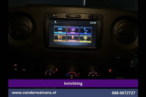 Renault Master 2.3 dCi 131pk L2H2 Inrichting Euro6 Airco | Imperiaal | Navigatie | Cruisecontrol | 2500kg Trekhaak Parkeersensoren, Trap, Sidebars, Bijrijdersbank