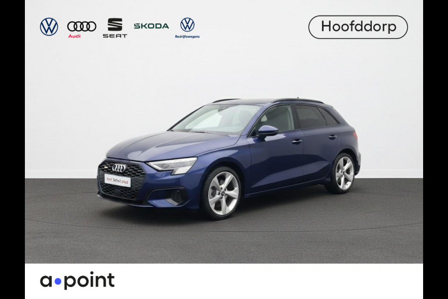 Audi A3 Sportback 40 TFSI e Advanced edition 204pk | Navigatie | 18 inch Lichtmetalen velgen | Parkeercamera | Elektrisch verstelbare voorstoel | Stoelverwarming