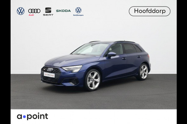 Audi A3 Sportback 40 TFSI e Advanced edition 204pk | Navigatie | 18 inch Lichtmetalen velgen | Parkeercamera | Elektrisch verstelbare voorstoel | Stoelverwarming