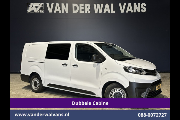Toyota ProAce Worker 2.0 D-4D 145pk L3H1 Dubbele Cabine Euro6 Airco | 6-Zits | Navigatie | Apple Carplay | Cruisecontrol Android Auto, 2500kg trekhaak, Parkeersensoren