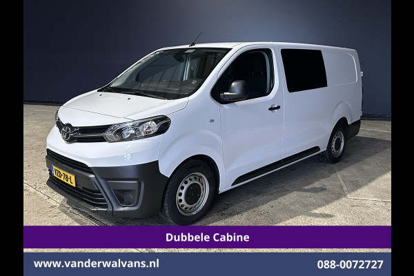 Toyota ProAce Worker 2.0 D-4D 145pk L3H1 Dubbele Cabine Euro6 Airco | 6-Zits | Navigatie | Apple Carplay | Cruisecontrol Android Auto, 2500kg trekhaak, Parkeersensoren