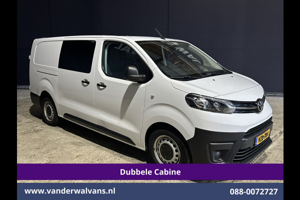 Toyota ProAce Worker 2.0 D-4D 145pk L3H1 Dubbele Cabine Euro6 Airco | 6-Zits | Navigatie | Apple Carplay | Cruisecontrol Android Auto, 2500kg trekhaak, Parkeersensoren