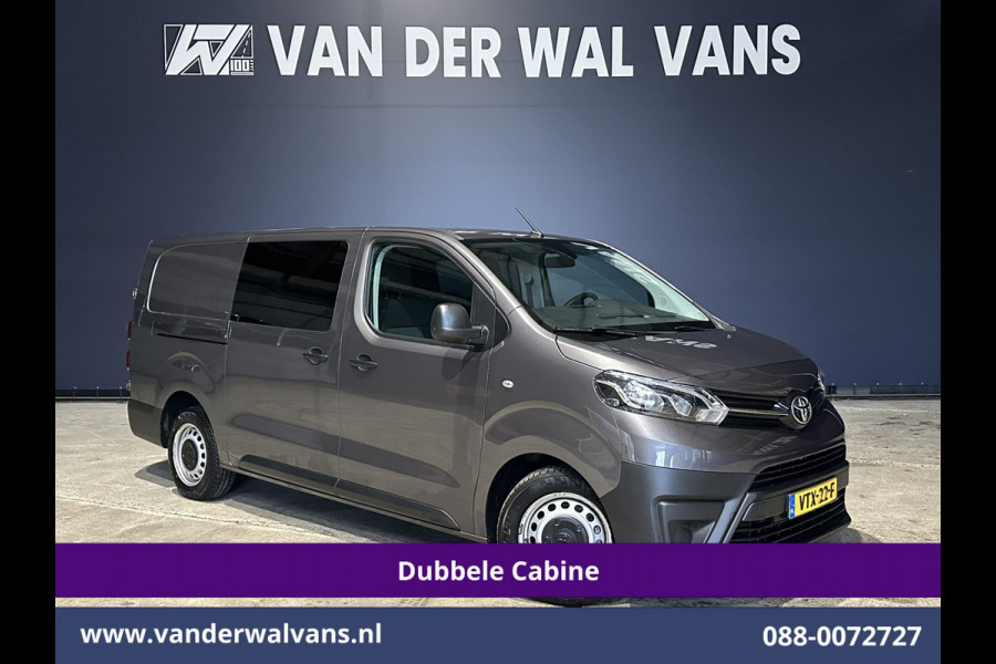 Toyota ProAce Worker 2.0 D-4D 145pk L3H1 Dubbele Cabine Euro6 Airco | 6-Zits | Navigatie | Apple Carplay | Cruisecontrol Android Auto, Parkeersensoren