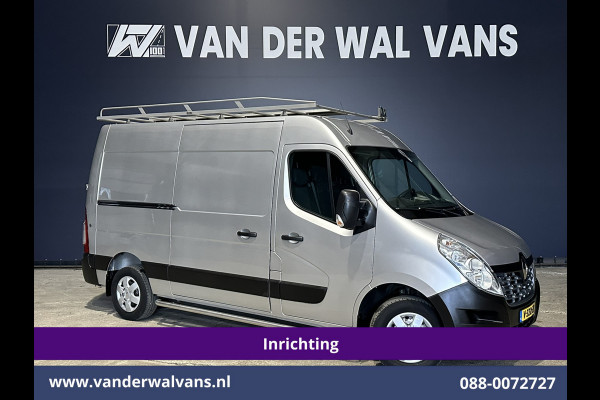 Renault Master 2.3 dCi 170pk L2H2 Inrichting Euro6 Airco | Imperiaal | Camera | Navigatie | Cruisecontrol | 2500kg Trekhaak Parkeersensoren, Trap, Sidebars, Bijrijdersbank