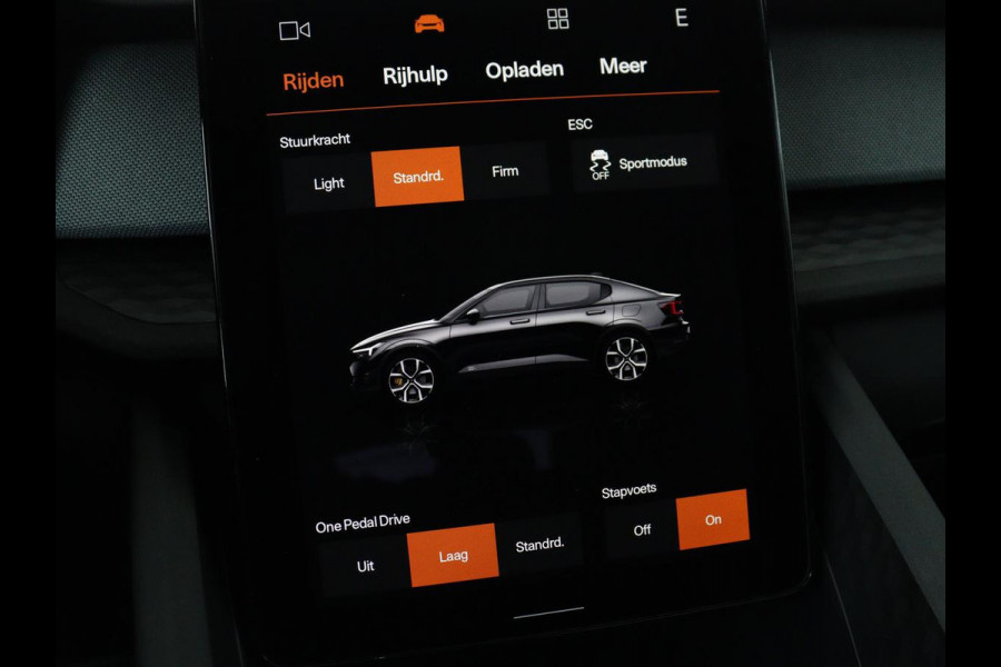 Polestar 2 Long Range Single Motor 78 kWh | SOH 90% | Trekhaak | Stoelverwarming | Carplay | Camera | Navigatie | Full LED | Memory