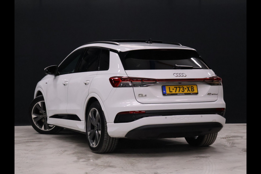 Audi Q4 e-tron 40 Launch edition S Competition 77 kWh [SCHUIFDAK, APPLE CARPLAY, VIRTUAL COCKPIT, STOELVERWARMING, CAMERA, NIEUWSTAAT]