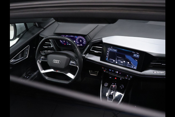 Audi Q4 e-tron 40 Launch edition S Competition 77 kWh [SCHUIFDAK, APPLE CARPLAY, VIRTUAL COCKPIT, STOELVERWARMING, CAMERA, NIEUWSTAAT]