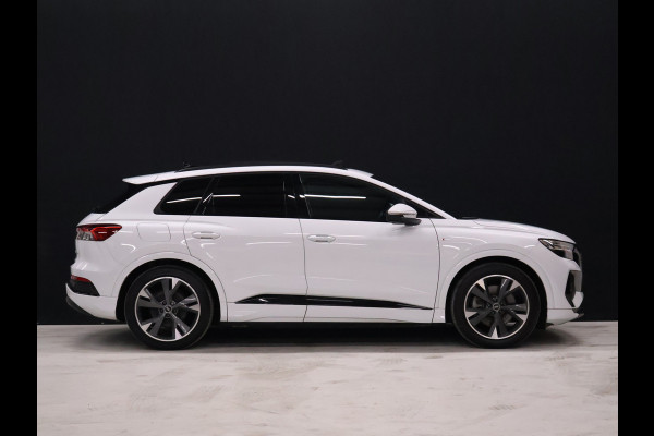 Audi Q4 e-tron 40 Launch edition S Competition 77 kWh [SCHUIFDAK, APPLE CARPLAY, VIRTUAL COCKPIT, STOELVERWARMING, CAMERA, NIEUWSTAAT]