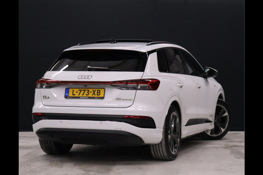 Audi Q4 e-tron 40 Launch edition S Competition 77 kWh [SCHUIFDAK, APPLE CARPLAY, VIRTUAL COCKPIT, STOELVERWARMING, CAMERA, NIEUWSTAAT]