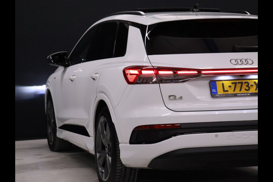 Audi Q4 e-tron 40 Launch edition S Competition 77 kWh [SCHUIFDAK, APPLE CARPLAY, VIRTUAL COCKPIT, STOELVERWARMING, CAMERA, NIEUWSTAAT]