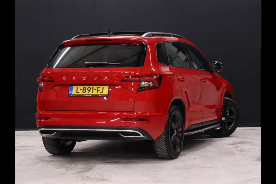 Škoda Karoq 1.5 TSI ACT Sportline Business [SCHUIFDAK, APPLE CARPLAY, ANDROID AUTO, CAMERA, STOELVERWARMING, KOFFERKLEP ELEKTRISCH, NIEUWSTAAT]