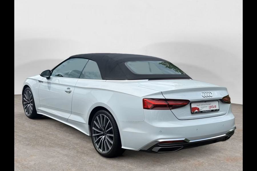 Audi A5 Cabriolet 40 TFSI S-LINE ** MATRIX, NAVI+, LEDER, NEKVERW, 19-inch LMV, VIRTUAL ** 1e EIG - UNFALLFREI - Ex AUDI-AG ** ** INFORMEER OOK NAAR ONZE AANTREKKELIJKE FINANCIAL-LEASE TARIEVEN **
