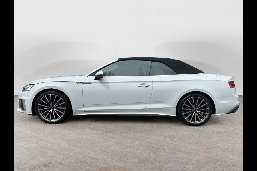 Audi A5 Cabriolet 40 TFSI S-LINE ** MATRIX, NAVI+, LEDER, NEKVERW, 19-inch LMV, VIRTUAL ** 1e EIG - UNFALLFREI - Ex AUDI-AG ** ** INFORMEER OOK NAAR ONZE AANTREKKELIJKE FINANCIAL-LEASE TARIEVEN **