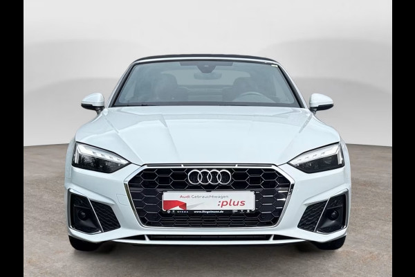 Audi A5 Cabriolet 40 TFSI S-LINE ** MATRIX, NAVI+, LEDER, NEKVERW, 19-inch LMV, VIRTUAL ** 1e EIG - UNFALLFREI - Ex AUDI-AG ** ** INFORMEER OOK NAAR ONZE AANTREKKELIJKE FINANCIAL-LEASE TARIEVEN **
