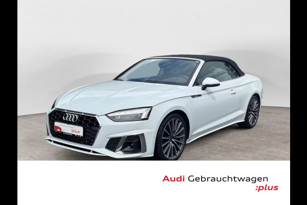Audi A5 Cabriolet 40 TFSI S-LINE ** MATRIX, NAVI+, LEDER, NEKVERW, 19-inch LMV, VIRTUAL ** 1e EIG - UNFALLFREI - Ex AUDI-AG ** ** INFORMEER OOK NAAR ONZE AANTREKKELIJKE FINANCIAL-LEASE TARIEVEN **