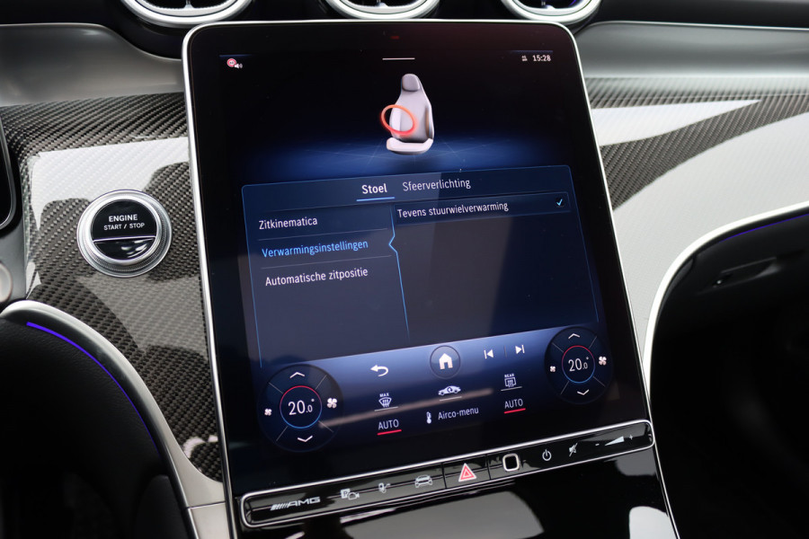 Mercedes-Benz GLC AMG 63 S E Performance Aut9 | 680pk | Achterasbesturing | AMG Drivers Package | Distronic+ | Carbon | Trekhaak | HUD | Burmester | Nappa Leder | Verwarmd Stuurwiel |