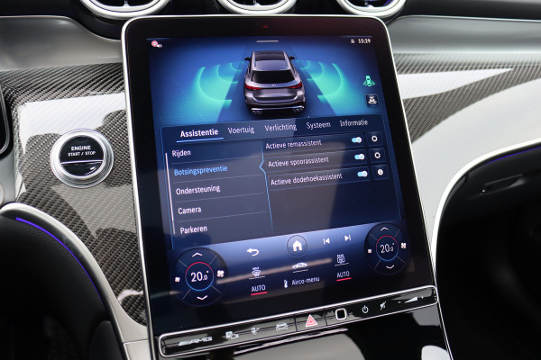 Mercedes-Benz GLC AMG 63 S E Performance Aut9 | 680pk | Achterasbesturing | AMG Drivers Package | Distronic+ | Carbon | Trekhaak | HUD | Burmester | Nappa Leder | Verwarmd Stuurwiel |