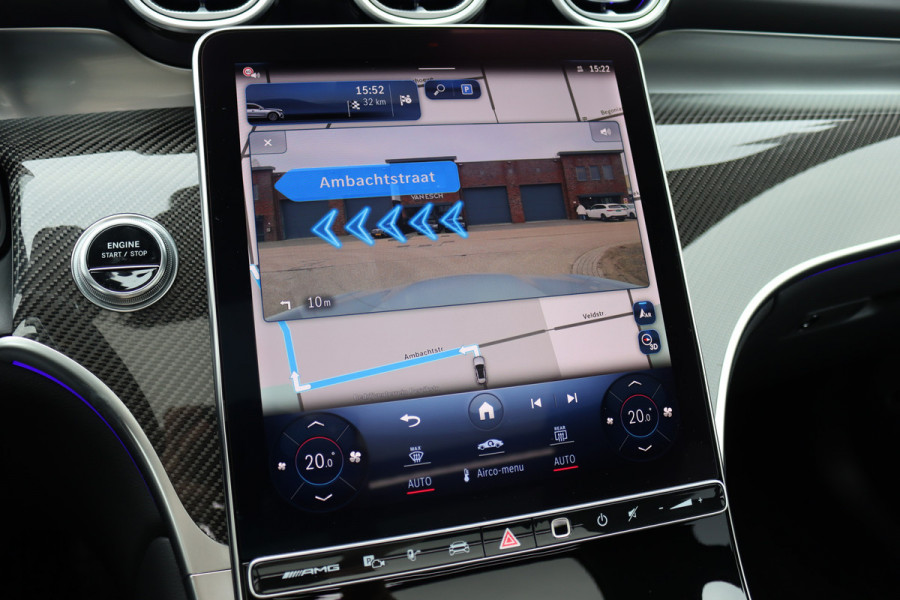 Mercedes-Benz GLC AMG 63 S E Performance Aut9 | 680pk | Achterasbesturing | AMG Drivers Package | Distronic+ | Carbon | Trekhaak | HUD | Burmester | Nappa Leder | Verwarmd Stuurwiel |