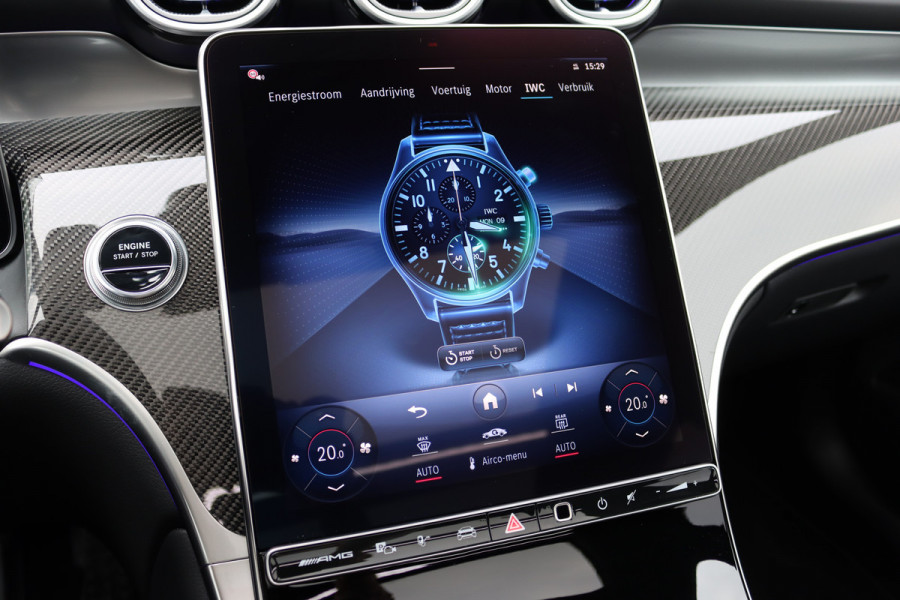 Mercedes-Benz GLC AMG 63 S E Performance Aut9 | 680pk | Achterasbesturing | AMG Drivers Package | Distronic+ | Carbon | Trekhaak | HUD | Burmester | Nappa Leder | Verwarmd Stuurwiel |