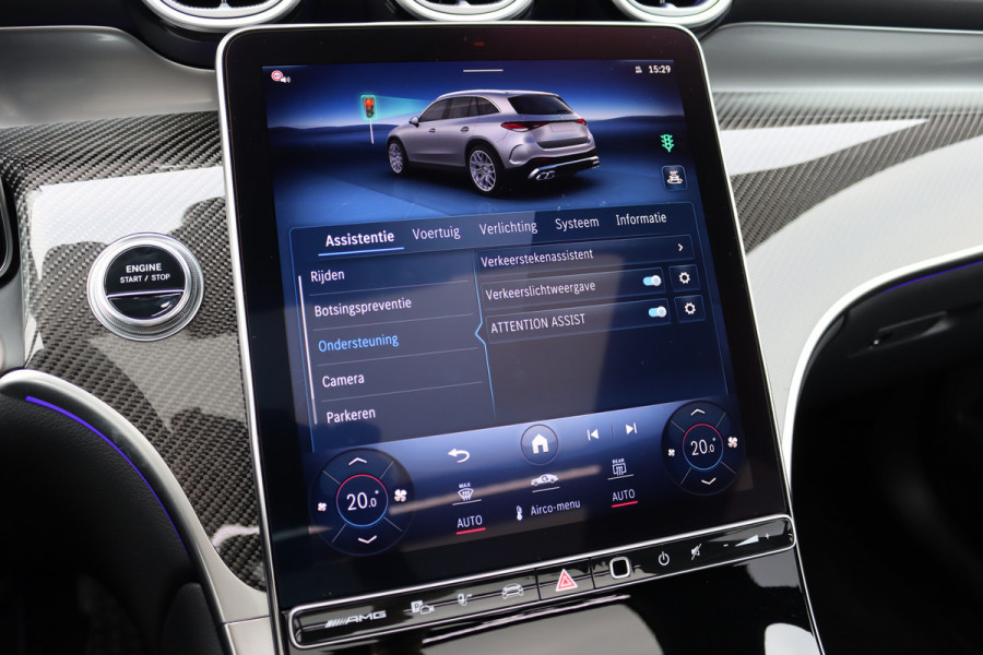 Mercedes-Benz GLC AMG 63 S E Performance Aut9 | 680pk | Achterasbesturing | AMG Drivers Package | Distronic+ | Carbon | Trekhaak | HUD | Burmester | Nappa Leder | Verwarmd Stuurwiel |