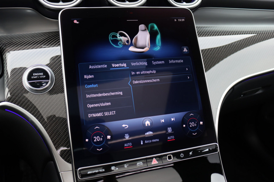 Mercedes-Benz GLC AMG 63 S E Performance Aut9 | 680pk | Achterasbesturing | AMG Drivers Package | Distronic+ | Carbon | Trekhaak | HUD | Burmester | Nappa Leder | Verwarmd Stuurwiel |