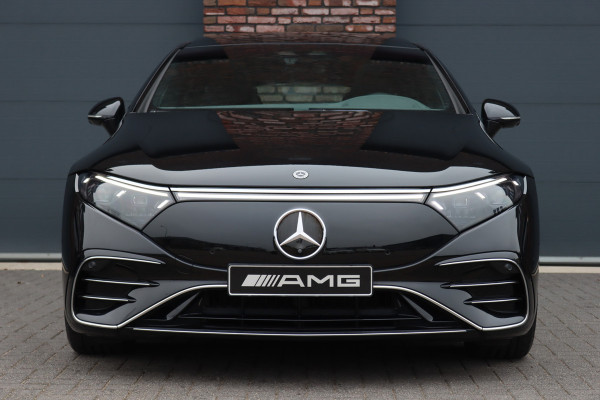 Mercedes-Benz EQS 500 4MATIC AMG Line 108 kWh | Luchtvering | Achterasbesturing | Distronic+ | Memory | Nekverwarming | Massage | Entertainment Achter+ | Verwarmd Stuurwiel | HUD | Burmester | Panoramadak | Digital Light |