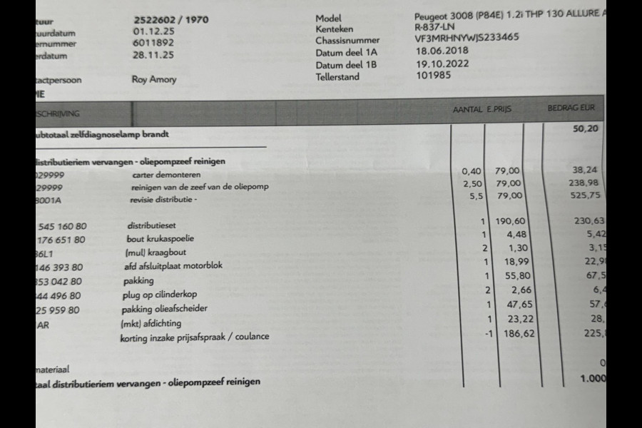 Peugeot 3008 1.2 PureTech Allure Cruise Climate control LED Verwarmde voorstoelen Parkeersensoren Camera Apple / Android Navigatie