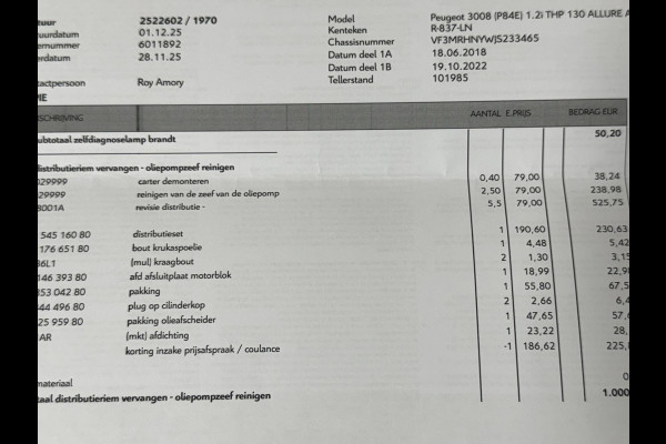 Peugeot 3008 1.2 PureTech Allure Cruise Climate control LED Verwarmde voorstoelen Parkeersensoren Camera Apple / Android Navigatie