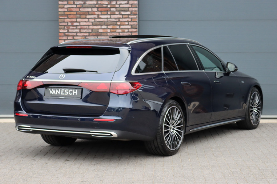 Mercedes-Benz E-Klasse Estate 300 e Exclusive Line Premium | Distronic+ | Stoelventilatie | HUD | Zonnerollo's | Digital Light | Trekhaak | Burmester | Leder | Keyless Go | Surround Camera |