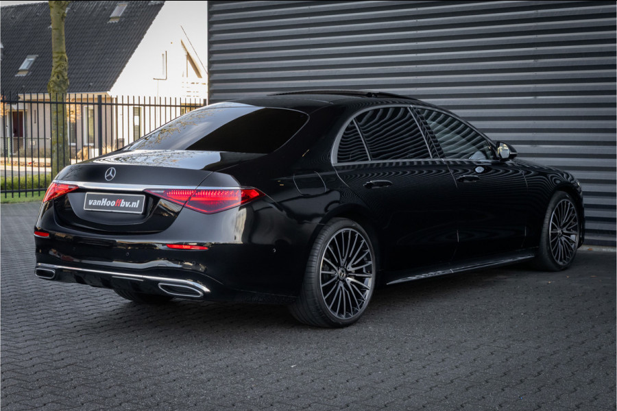 Mercedes-Benz S-Klasse 450d 4MATIC Lang AMG Line Chauffeurspakket - Standkachel