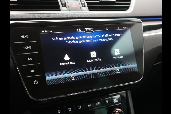 Škoda Superb Combi 1.4 TSI iV Laurin & Klemet Plug In Hybrid 218pk Dealer O.H. PHEV | Trekhaak Af Fabriek | Panodak | Adaptive Cruise | 360 Camera | Lederen Sportstoelen Ventilatie & Memory & Massage | Canton Audio | Crystal LED | Stuur Verwarmd | Sfeerverlichting |