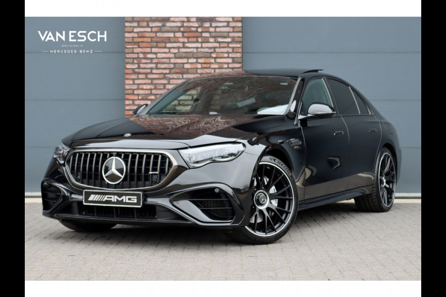 Mercedes-Benz E-Klasse AMG 53 4MATIC+ Premium | 585pk | Hyperscreen | Achterasbesturing | Distronic | Burmester | HUD | Digital Light | Stoelverwarming | Surround Camera | Keyless Go |
