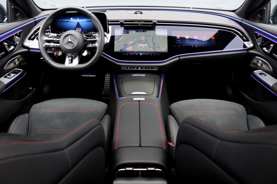 Mercedes-Benz E-Klasse AMG 53 4MATIC+ Premium | 585pk | Hyperscreen | Achterasbesturing | Distronic | Burmester | HUD | Digital Light | Stoelverwarming | Surround Camera | Keyless Go |