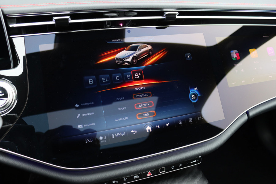 Mercedes-Benz E-Klasse AMG 53 4MATIC+ Premium | 585pk | Hyperscreen | Achterasbesturing | Distronic | Burmester | HUD | Digital Light | Stoelverwarming | Surround Camera | Keyless Go |